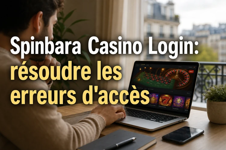 Spinbara Casino Login: résoudre les erreurs d'accès au compte