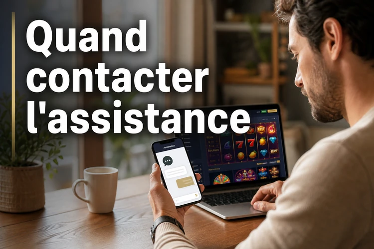 Quand contacter l'assistance